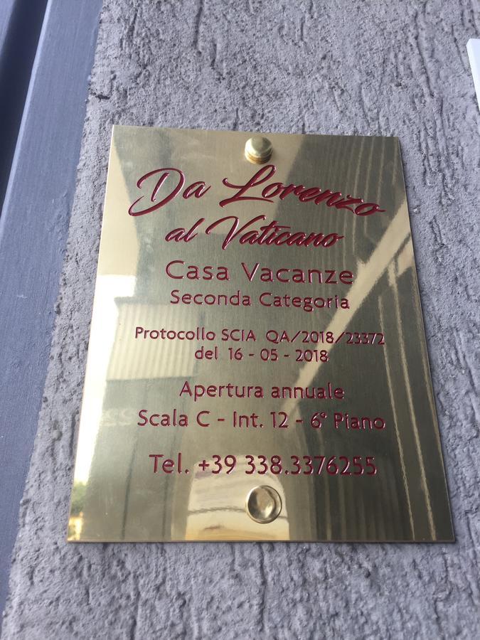 روما Da Lorenzo Al Vaticano المظهر الخارجي الصورة